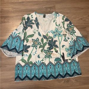 SHEIN Women’s Printed Top Size XL Never Worn Tags Removed